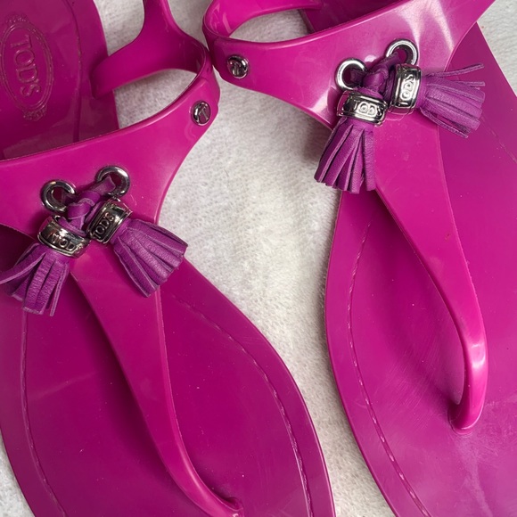 TOD’S Fuchsia Sandals - 40 - Picture 2 of 3
